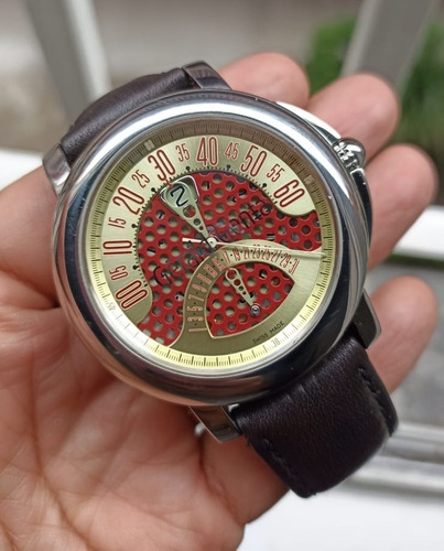 Reloj Gerald Genta Bi Retro 45mm Acero Automatico Bsp.y.10