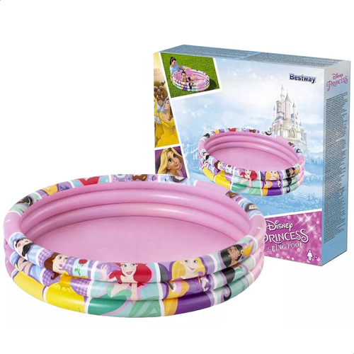 Inflable Bestway Pileta 3 Aros Princesas Disney - 01mercado