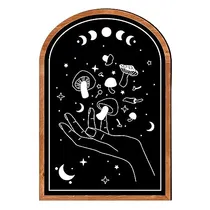 Comprar Decoración De Pared Boho De Fases De Luna, Estrellas Y...