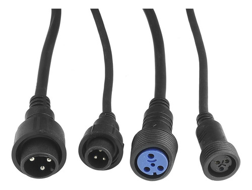 Refletor Canhao Led Par 64 Rgbwa+uv 9 Leds 18w Prova D'agua 110v/220v - 50/60hz
