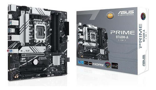 Motherboard Asus Prime B760m-a Intel Pcle 4.0 Ddr5 Matx