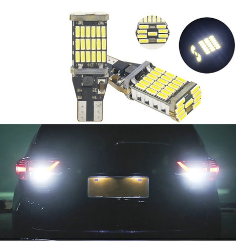 Ampolletas Led Socket: T15, T10, W16w Can Bus Voltaje: 12v