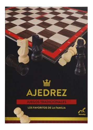 Ajedrez Clásico De Lujo Juego De Mesa 32 Piezas De Madera 