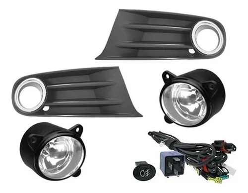 Kit Faro Auxiliar Vw Gol Trend 2008 2009 2010 2011 2012 Crom