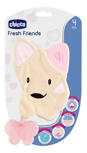 Imagen 2 de 4 de Trapito De Apego Con Mordillos Chicco Fresh Friends 4m+