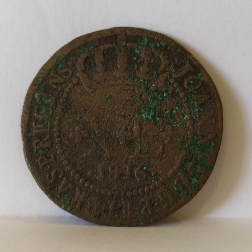 Moeda Xl Réis 1816 B Bahia Brasil Colônia D João Príncipe Bc (Usado)