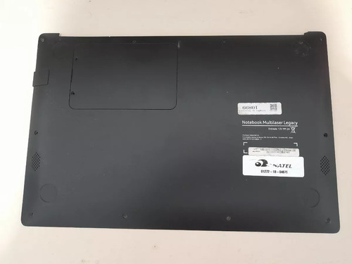 Carcaça Base Inferior  Notebook Multilaser Legacy Pc207