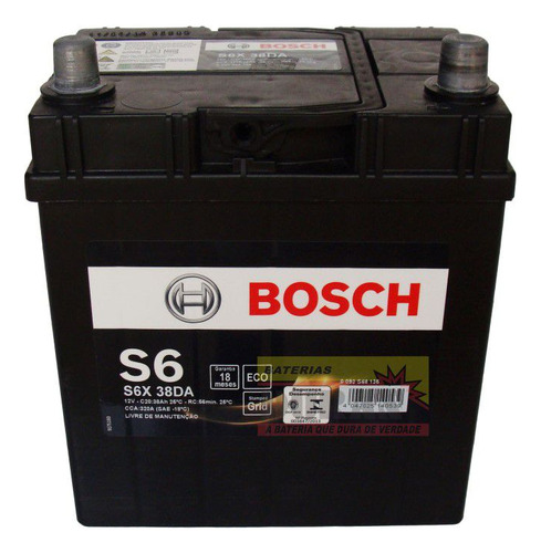 Bateria Para Honda New Fit Automotiva Bosch 38ah 12v