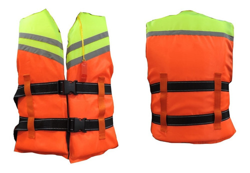 Imagen 2 de 4 de Chaleco Salvavidas Deportes Acuáticos Hasta 90 Kgs Ajustable