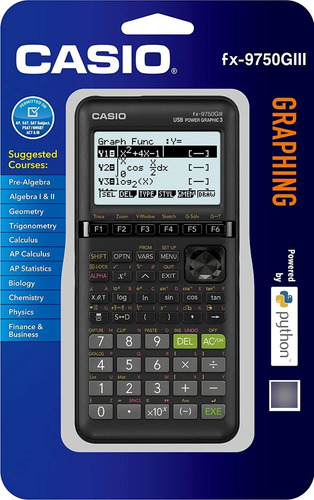 Calculadora Graficadora Casio Fx 9750 Giii Color Negro