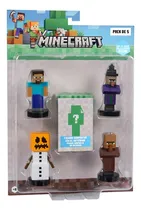 Comprar Minecraft Steve Pack Figuras Con Sello Muñeco Juego Juguete