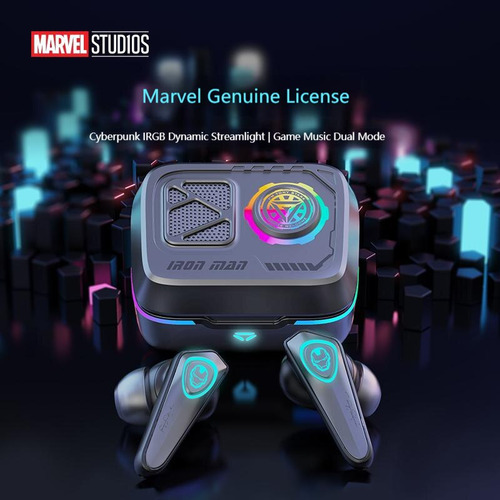 Audífonos Bluetooth Marvel Spiderman Iron Man Capitán Am