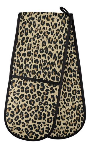 Zzxxb Leopard Imprimir Doble Oven Mitt Res B08fsry6xy_170424