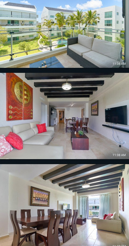 Rento Apartamento En Punta Cana Village 3hb Y 3 Baños 