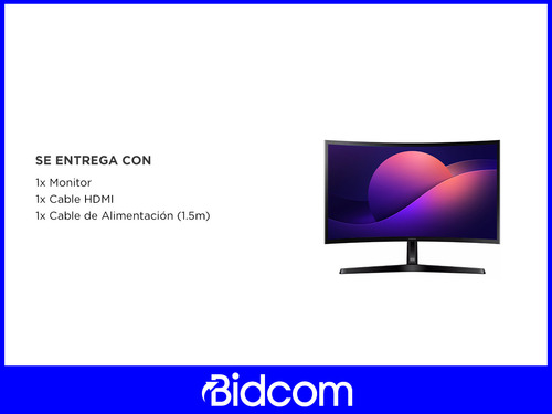 Monitor Gamer 24 Samsung Curvo Full Hd 100hz Ls24d366galx
