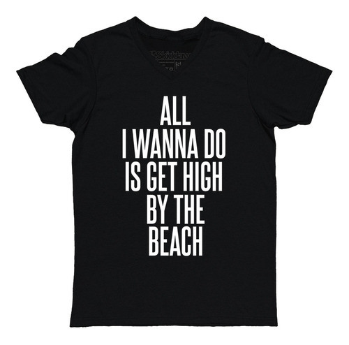 Lana Del Rey High By The Beach Playera Cuello En V Neck Wp