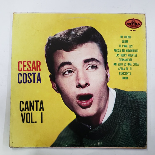 Cesar Costa Canta Vol. 1 Lp Casi Nuevo