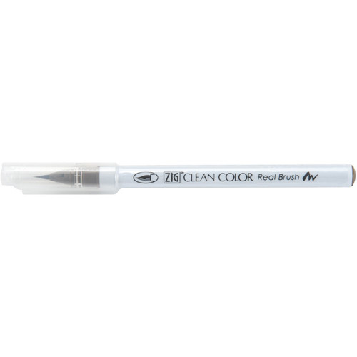 Zig Clean Color Real Brush Marker, Mid Brown (ah9g)