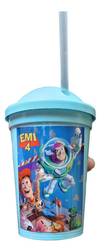 Souvenir Niños 25 Vasos Milkshake Personalizados Toy Story