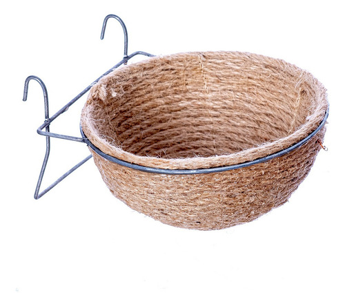 Kit 2 Un - Ninho De Fio De Juta - Canário Do Reino Grande
