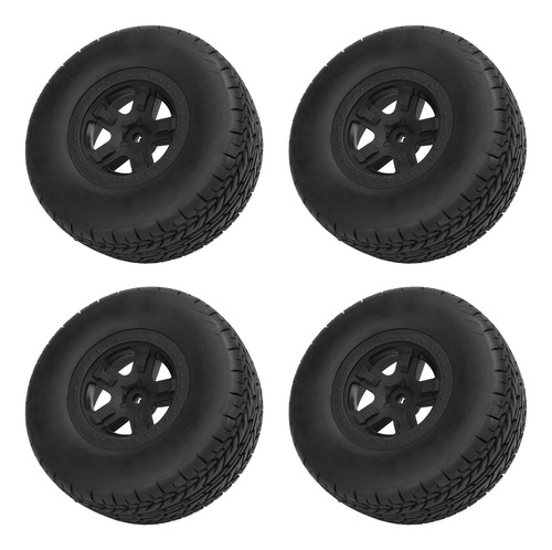 Rueda Rc, 4 Unidades, Neumáticos De 110 Mm, Neumático De Gom