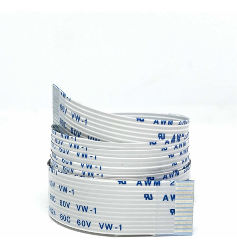 Imagen 1 de 4 de Cable Flex Plano Membrana 12 Pines 1 Metro 60v 80c A W M