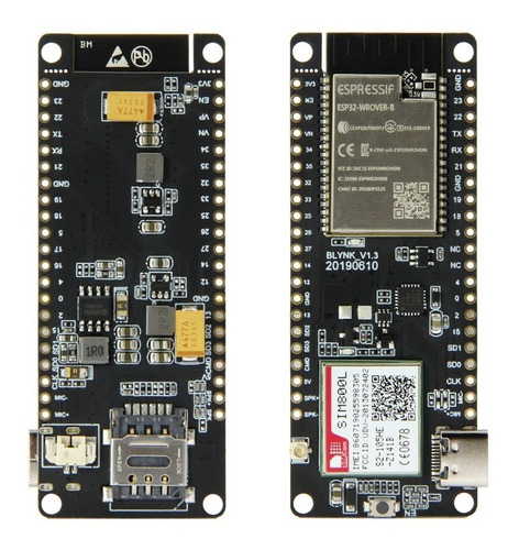 Imagen 1 de 5 de Ttgo Arduino Celular T-call V1.4 Esp32 Sim800l Gprs Gsm Iot