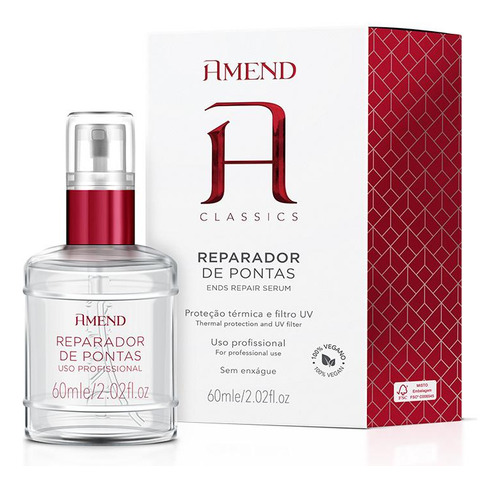 Óleo Reparador De Pontas Classics Amend 60ml