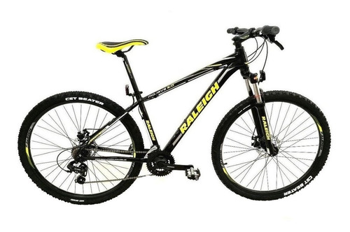 Bicicleta Mtb Raleigh Mojave 2.0 Rodad 29 Shimano ** Fas Color Negro/Amarillo Tamaño del cuadro 17