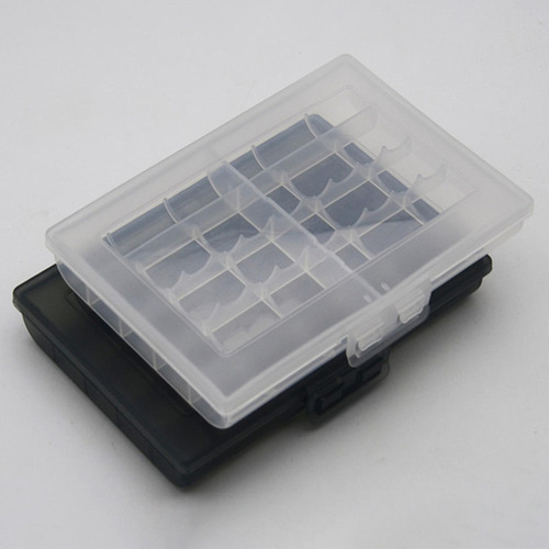 Para 2 Caja De Almacenamiento De Baterías De 2 A 4 2 Piezas