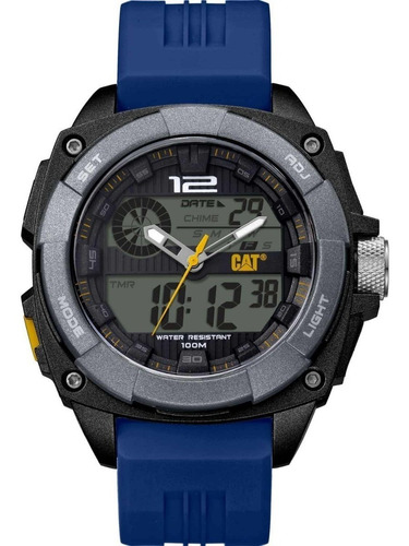 Reloj Cat Caterpillar Ana Digitized Wr100m Agente Oficial