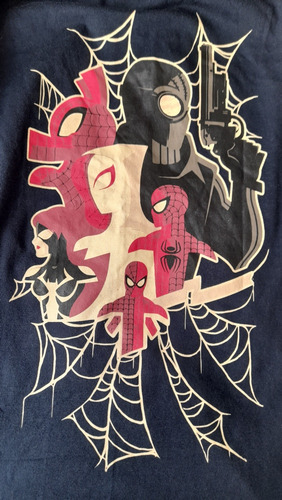Bermuda Para Hombre Azul Marino Estampado Spider Man T. X L (Usado)