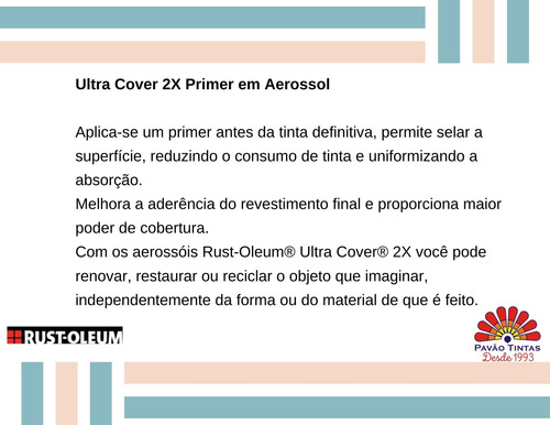Primer Branco Fosco, Vidro,madeira E Metal
