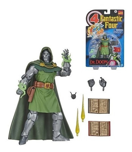 Imagen 3 de 10 de Figura Marvel Legends Doctor Doom Retro Nueva !!!