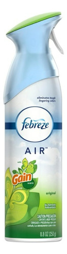 Febreze Ambientador En Spray Con Aroma Original Gain. 250g 