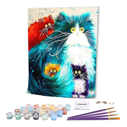 Shuaxin Paint By Numbers Diy Acrylic Painting Kit For Adults