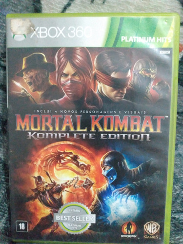 Mortal Kombat Complet Edition Xbox 360 Midia Fisica Original