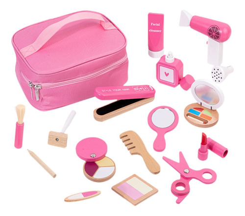 Juega De Maquillaje De Belleza De Belleza De Madera Juego De