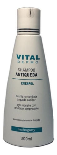 Mahogany Shampoo Enerfol Antiqueda 300 ml  Pote crema Neutra