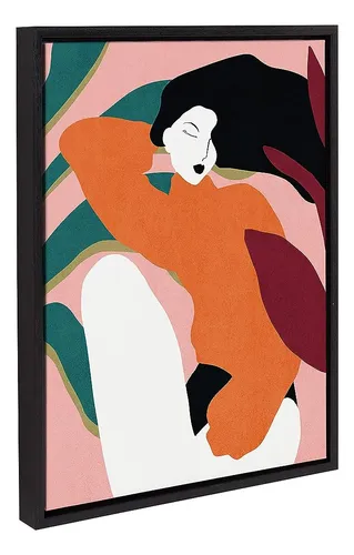 Kate Y Laurel Sylvie Midori Enmarcado Canvas Wall Art Por Al