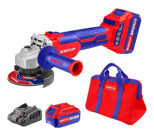 comprar Amoladora Angular 115mm Brushless + 2 Baterias 4amp 4,5 PuLG