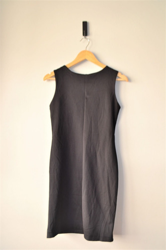 Imagen 3 de 3 de Vestido Mujer Sin Mangas, Diseño Tela Superpuesta, Talla S