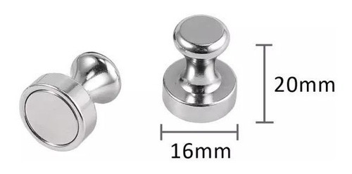 Imagen 9 de 10 de Pin Imantado P/ Heladera Gancho Percha Soporte Magnetico X5