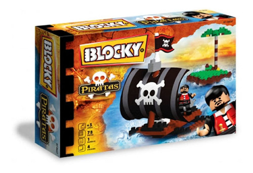 Blocky Balsa Pirata New Edition 78 Piezas