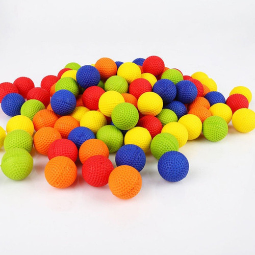 Bolas De Recarga De Munición De Espuma, 100 Unidades, Redond