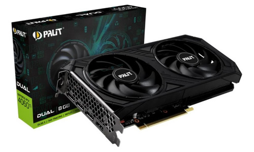 Tarjeta Video Palit Rtx 4060ti 8gb Ddr6 Dual Fan Hdmi Dp