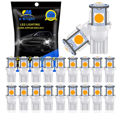 Paquete De 20 Bombillas Led 194 Everbright 5050 5smd T1...