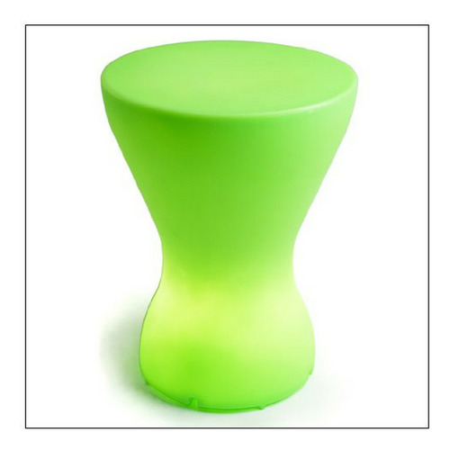Lámpara/taburete  Bongo, Color Verde Misty