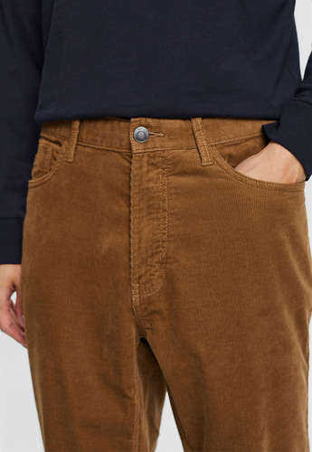 Pantalón De Pana De Corte Recto Hombre Esprit 093ee2b302