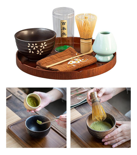 Juego De Té Matcha Japonés Hecho A Mano, Taza De Té